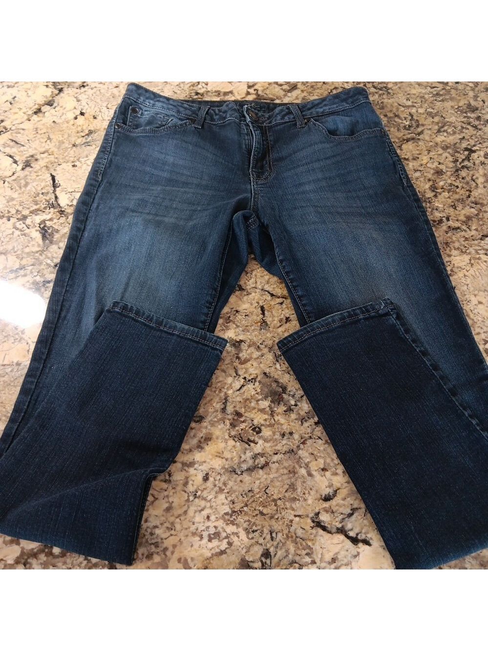Size 32 X 31 Jessica Simpson Forever Skinny Deep Blue Womens Jeans Mid Rise